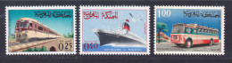 MAROC N°  511 à 513 ** MNH Neufs Sans Charnière, TB (D7671) Transports - 1966 - Marruecos (1956-...)