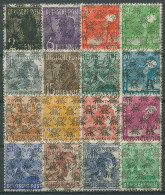 Bizone 1948 Netzaufdruck Jeweils Mit Aufdruckfehler 36/51 II AF PI Postfrisch - Postfris