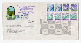 23.8.1992. INFLATIONARY MAIL,YUGOSLAVIA,SERBIA,OMOLJICA,TAMIŠ,HEADED COVER,INFLATION - Storia Postale