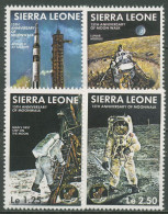 Sierra Leone 1984 15 Jahre Erste Bemannte Mondlandung 745/48 Postfrisch - Sierra Leona (1961-...)