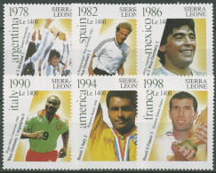 Sierra Leone 2001 Geschichte Der Fußball-WM Rummenigge 4134/39 Postfrisch - Sierra Leone (1961-...)