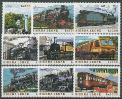 Sierra Leone 1999 Lokomotiven Aus Aller Welt 3249/57 Postfrisch - Sierra Leone (1961-...)