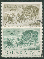 Polen 1964 Tag Der Briefmarke Postkutsche 1530/31 Gestempelt - Oblitérés