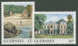 Guernsey 1988 Sehenswürdigkeiten Petit Bot, Altersheim 413/14 A Postfrisch - Guernsey