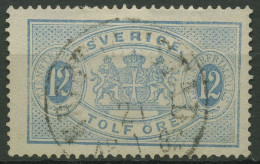 Schweden 1881 Dienstmarken Wappen D 6 B A Gestempelt - Oficiales