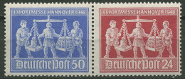 Alliierte Besetzung 1948 Messe Zusammendruck W Zd 3 Mit Falz - Postfris