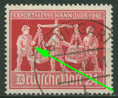 Alliierte Besetzung 1948 Exportmesse Hannover Plattenfehler 969 IV Gestempelt - Used