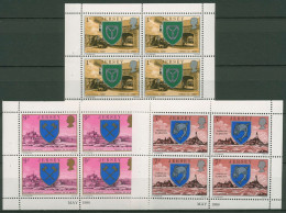Jersey 1980 Wappen Heftchenblatt H-Blatt 3, 0-21, 0-24 Postfrisch (C63052) - Jersey