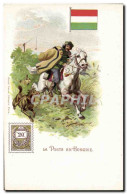 CPA La Poste En Honfrie Cheval Chien - Briefmarken (Abbildungen)