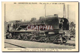 CPA Train Locomotive Compound A 4 Cylindres Pacific Etat - Equipment