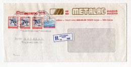 31.01.1992. INFLATIONARY MAIL,YUGOSLAVIA,SERBIA,JANJEVO,RECORDED HEADED COVER,INFLATION - Covers & Documents
