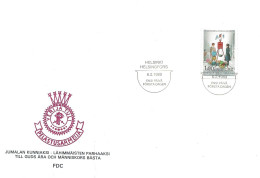 Finland   1989 Centenary Of The Salvation Army In Finland, Salvation Army Christmas Collection, Mi 1071  FDC - Covers & Documents