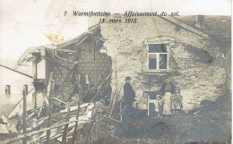 Warmifontaine Affaissement Du Sol 11 Mars 1912 N°7 Carte Photo Lenzen  - Neufchateau