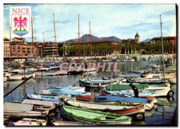 CPM Nice Le Port L&#39Eglise Et La Place Bateaux - Transport Maritime - Port