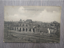 80 VILLERS BRETONNEUX EN 1918 LA GARE - 10807 - Villers Bretonneux