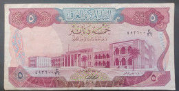 BANKNOTE IRAQ 5 DINARS 1973 CIRCULATED - Irak