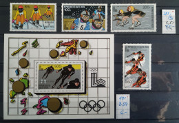 Upper Volta Haute Volta 1980 Olympic Winter Games Lake Placid MNH S/S Gold Medal Winner Skiing Ice Skating - Inverno1980: Lake Placid