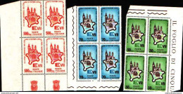 74174) ITALIA LOTTO QUARTINE ANNO 1964 MNH** VEDI FOTO - 1961-70: Nieuw/plakker