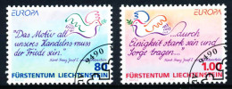 LIECHTENSTEIN 1995 Nr 1103-1104 Gestempelt SA1917A - Used Stamps
