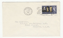 1964 Woolwich Bank To ARMY Royal Arsenal SLOGAN Cheap Effective Recorded Delivery GB Stamps Military - Lettres & Documents