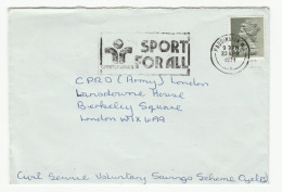 1974 Cover SPORT For ALL Paddington SLOGAN  GB  Stamps - Lettres & Documents