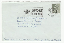 1974 Cover SPORT For ALL Paddington SLOGAN  GB  Stamps - Cartas & Documentos