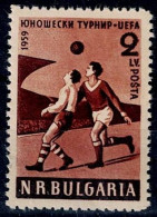 BULGARIA 1959 FOOTBALL MI No 1101 MNH VF!! - Ungebraucht