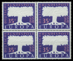 SAAR OPD 1957 Nr 403 Postfrisch VIERERBLOCK S3E9FBA - Unused Stamps