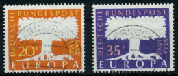 SAAR OPD 1957 Nr 402-403 Zentrisch Gestempelt X79C952 - Used Stamps