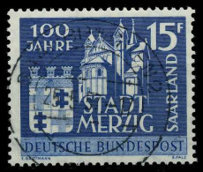 SAAR OPD 1957 Nr 401 Zentrisch Gestempelt X79C9B6 - Used Stamps