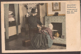 Bunschoten-Spakenburg - Gelopen 1930 - 't Oude Mins Zal Gauw Een Bakje Koffie Koken - Costumes - Spakenburg