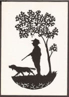 Chasseur Avec Son Chien - Par W. Tj. Lever - Silhouettes