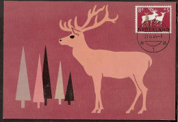 Cerf Néerlandais 1964 - Avec Timbre De Cerf - Deer, Hirsch - Unclassified