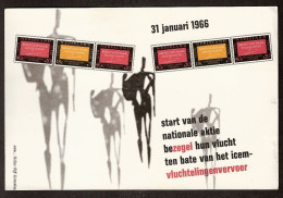 Refugees Sheet 1966 Sent To The Queen Of The Netherlands - ICEM Vluchtelingenvervoer  - Brieven En Documenten