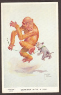 Illustrateur Lawson Wood - Gran-Pop Series - "Gran-Pop Buys A Pup "  - Monkey, Singe, Aap, Dog - Wood, Lawson