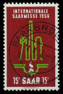 SAARLAND 1956 Nr 368 Zentrisch Gestempelt X79DC4A - Oblitérés