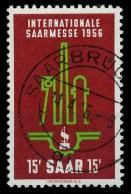 SAARLAND 1956 Nr 368 Zentrisch Gestempelt X79DC4A - Gebraucht