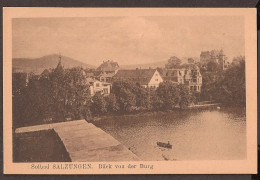 Solbad Salzungen. Blick Von Der Burg - Mit Ruderboot - Bad Salzungen