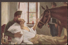 Le Dernier Adieu - The Last Goodbye - Der Letzte Abschied - Het Laatste Afscheid. Horse, Soldiers, Cheval - Pferde