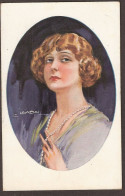 Signé Luis Usabal - Jolie Femme - 1915 - Usabal