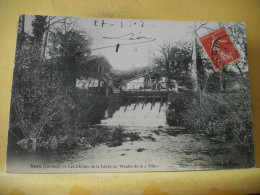 40 3001 CPA 1907 - VUE DIFFERENTE N° 1 - 40 SORE - LES CHUTES DE LA LEYRE AU MOULIN DE LA "VILLE" - ANIMATION - Sore