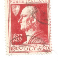 (REGNO D'ITALIA) 1927, CENTENARIO DELLA MORTE DI ALESSANDRO VOLTA, 20C - 1 Francobollo Usato - Airmail