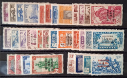 France Grandes Séries Coloniales 1941 Secours National **TB Cote 403€ - 1941 Secours National