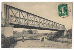 CPA 50 PONTORSON Le Pont Du Chemin De Fer - Pontorson