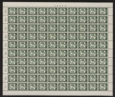 Berlin, MiNr. 210, 100er Bogen, Formnummer 1, Postfrisch - Blocchi