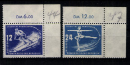 DDR, MiNr. 246-247, Ecken Rechts Oben, Postfrisch - Neufs