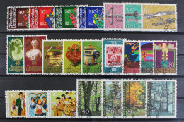 Liechtenstein, MiNr. 741-763, Jahrgang 1980, Gestempelt - Full Years