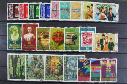 Liechtenstein, MiNr. 741-763, Jahrgang 1980, Gestempelt - Años Completos