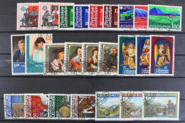 Liechtenstein, MiNr. 791-815, Jahrgang 1982, Gestempelt - Años Completos