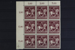 Deutsches Reich, MiNr. 907 PLF I, 9er Block, Ecke Li. Oben, Postfrisch - Errors & Oddities